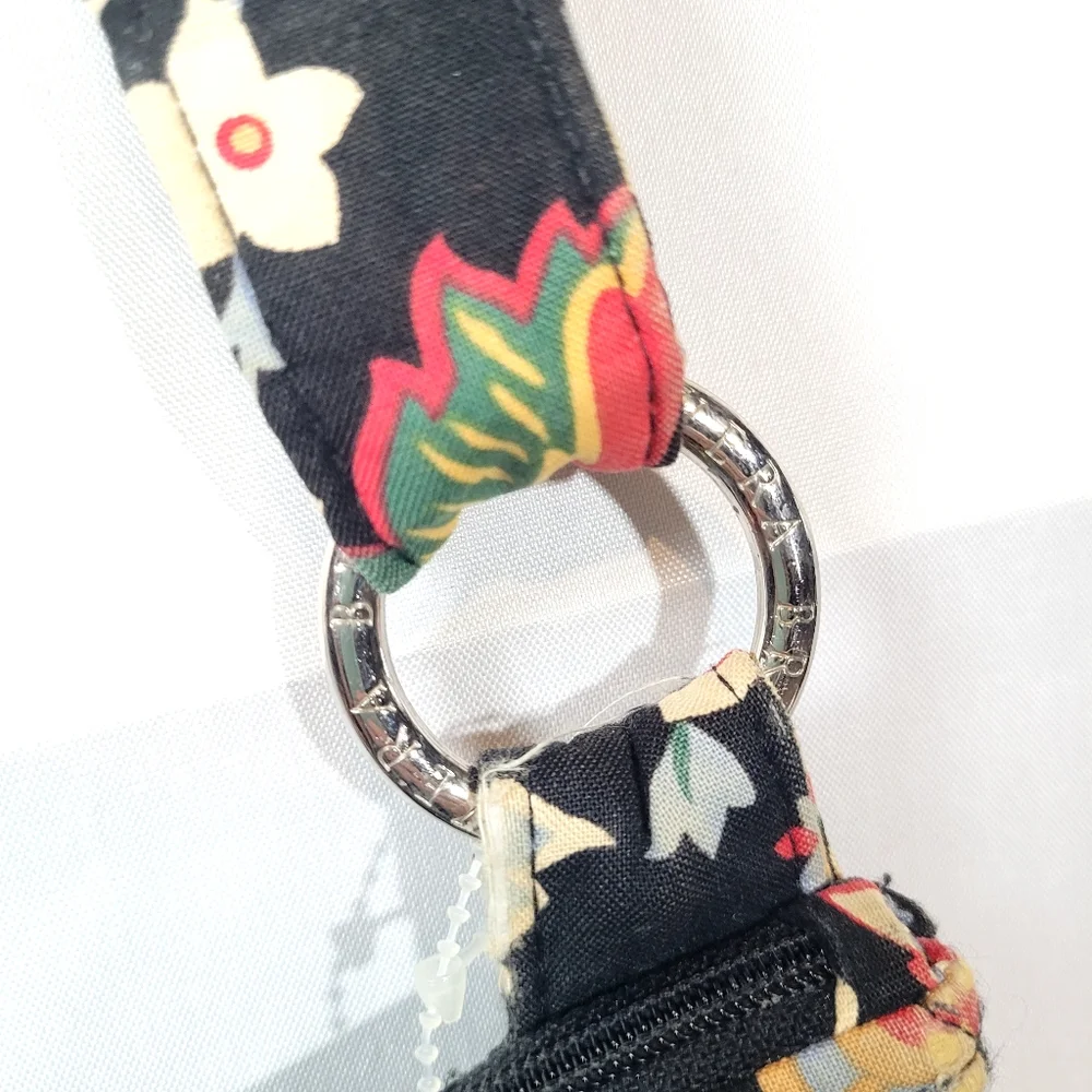 VERA BRADLEY Versailles Pattered Quilted, Lightweight, Floral Crossbody Purse.